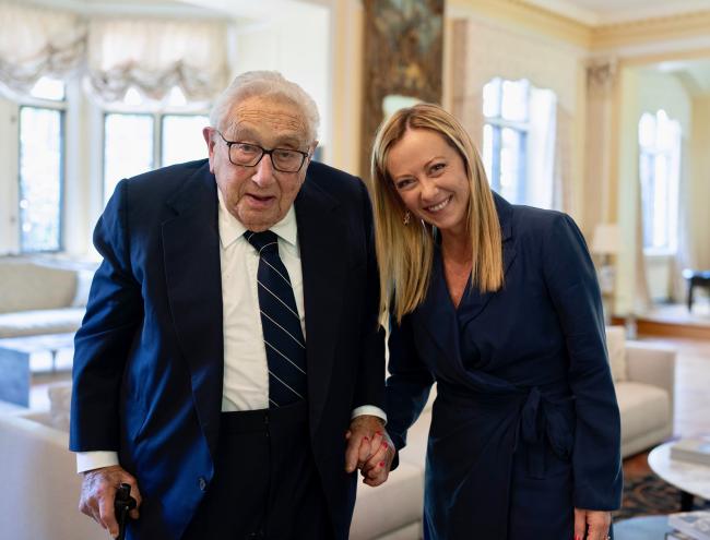 Incontro con Henry Kissinger