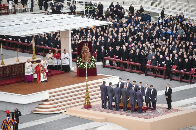 Il Presidente Meloni alle esequie di Benedetto XVI