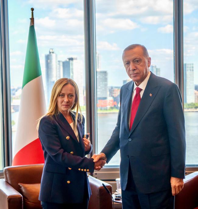 Incontro bilaterale con il Presidente della Repubblica di Turchia