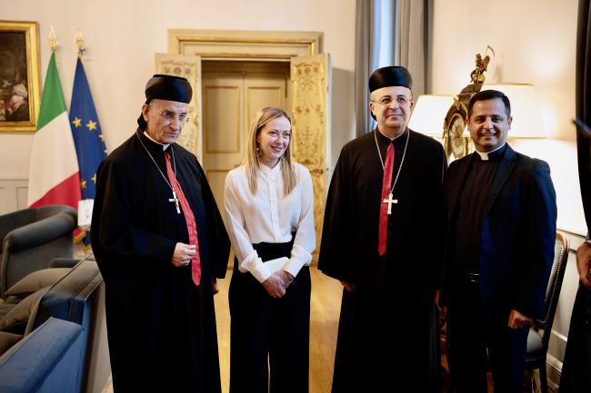 Il Presidente Meloni incontra il Patriarca di Antiochia dei Maroniti