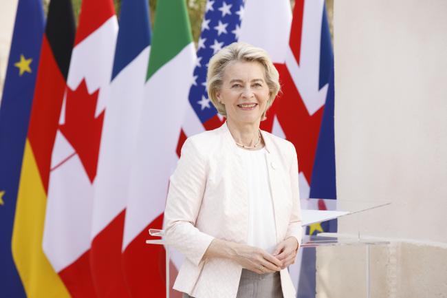 Cerimonia di accoglienza dei Leader G7