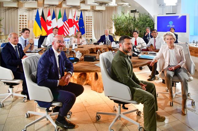 Vertice G7, la sessione su "Ucraina"