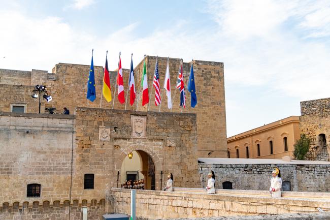 Cena ufficiale al Castello Svevo di Brindisi