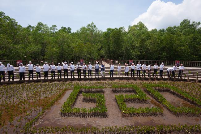 G20 Leaders at the Taman Hutan Raya Ngurah Rai national forest