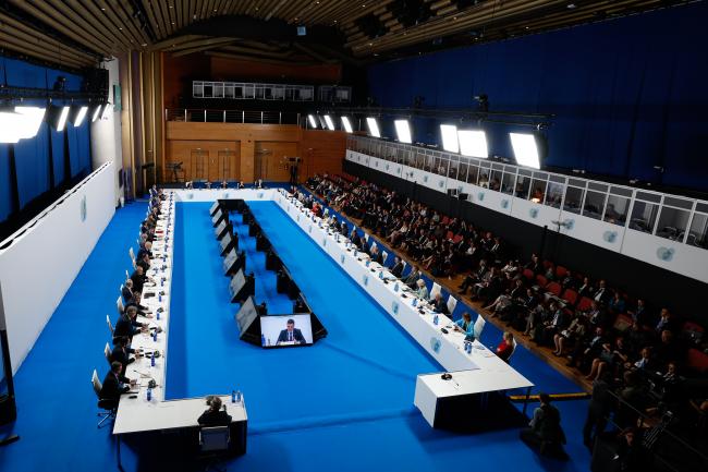 Plenary session at the summit of the European Political Community