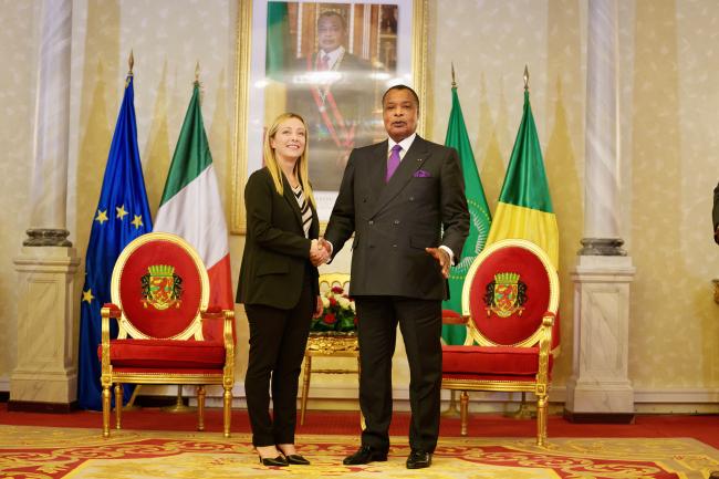 Il Presidente Meloni incontra il Presidente della Repubblica del Congo 
