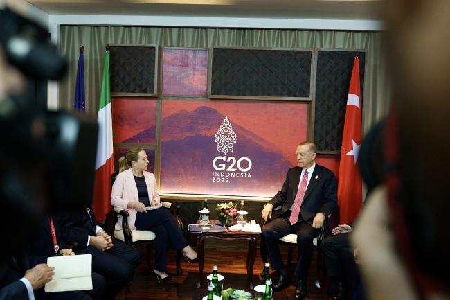 President Meloni’s bilateral meeting with President Erdoğan