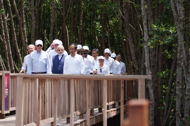 G20 Leaders at the Taman Hutan Raya Ngurah Rai national forest