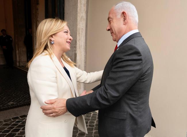 Meloni incontra il Primo Ministro dello Stato d'Israele Netanyahu