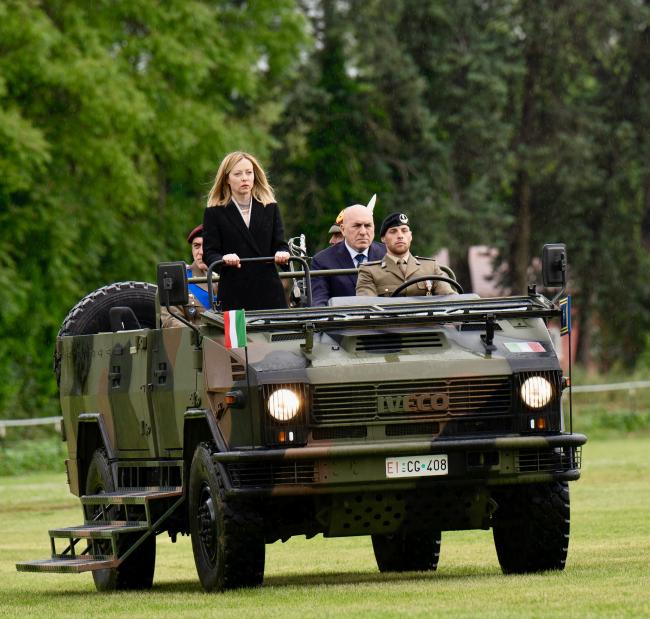 Il Presidente Meloni alla "Festa Esercito"