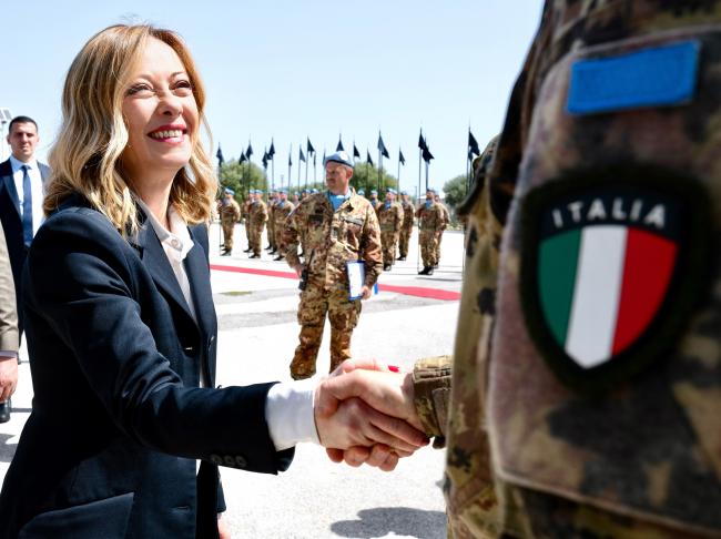 Visita del Presidente Meloni ai contingenti militari italiani operanti in Libano