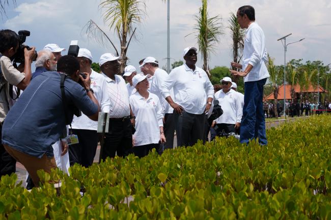 G20 Leaders at the Taman Hutan Raya Ngurah Rai national forest