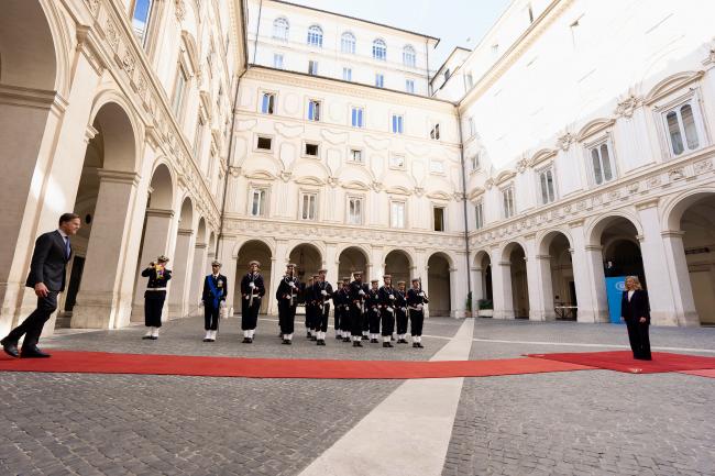 President Meloni welcomes NATO Secretary General Rutte