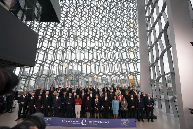 IV Vertice del Consiglio d'Europa, la foto di famiglia
