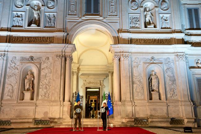 Dichiarazioni alla stampa del Presidente Meloni e del Presidente Zelensky