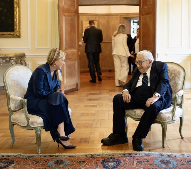 Incontro con Henry Kissinger