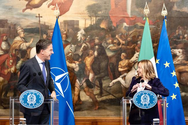 Press statements by President Meloni and NATO Secretary General Rutte