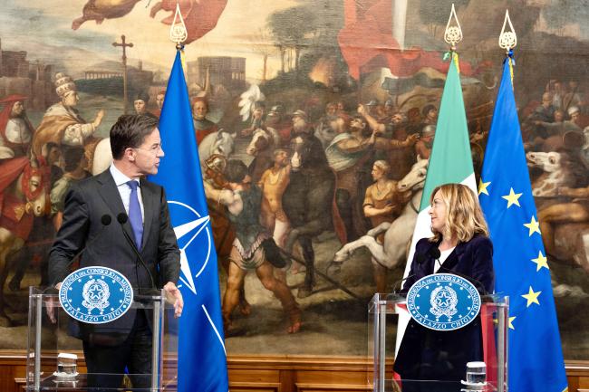 Press statements by President Meloni and NATO Secretary General Rutte