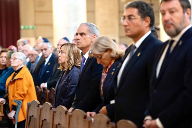 President Meloni attends memorial service one year on from the 7 October terrorist attack