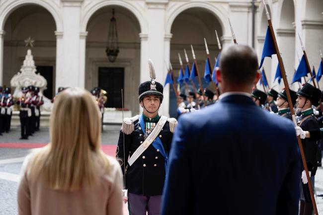 Il Presidente Meloni incontra il Primo Ministro della Repubblica di Malta Abela