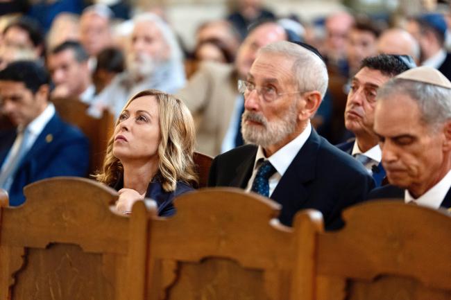 President Meloni attends memorial service one year on from the 7 October terrorist attack