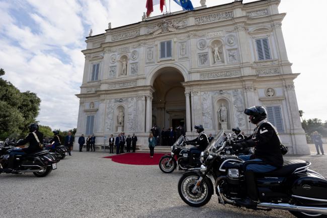 Il Presidente Meloni incontra l'Emiro dello Stato del Qatar