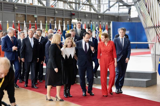 European Council meeting family photo