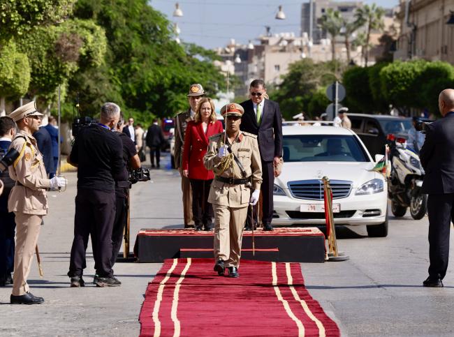 President Meloni in Tripoli