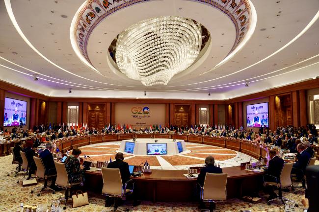 President Meloni attends first working session of the G20 Summit