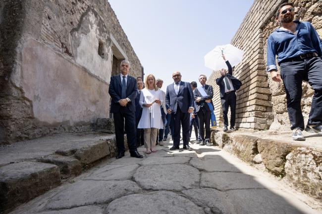 Visit to the Pompeii archaeological park