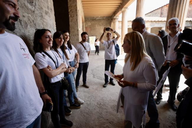 Visit to the Pompeii archaeological park