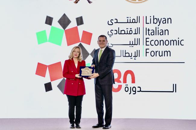 President Meloni at the Italy-Libya Business Forum