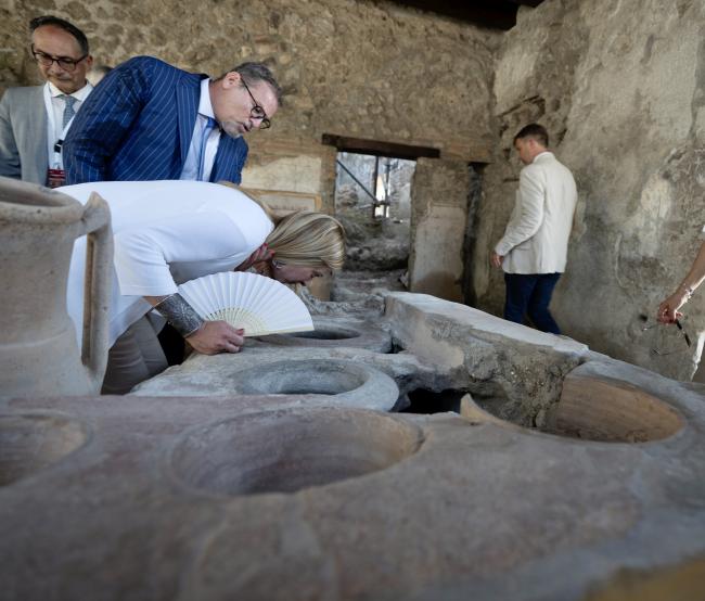 Visit to the Pompeii archaeological park