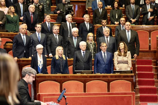 Il Presidente Meloni al Senato per il 75° anniversario della prima seduta