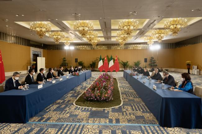 President Meloni with President Xi Jinping of the People’s Republic of China