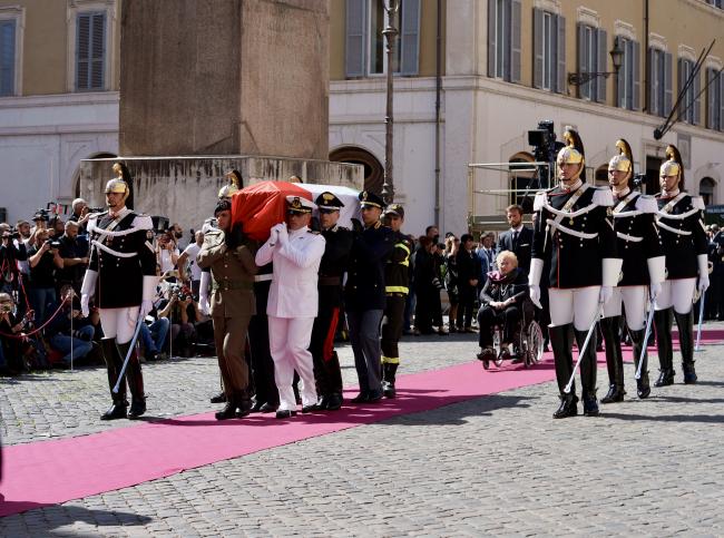 Esequie di Stato civili del Presidente Napolitano