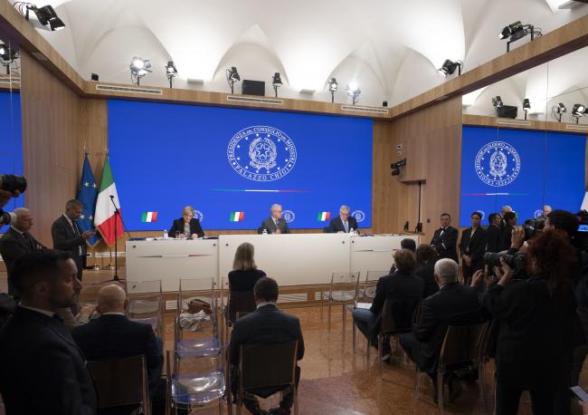 Conferenza stampa del Consiglio dei Ministri n.98