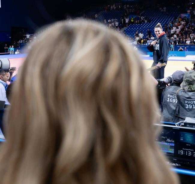 President Meloni at the judo final