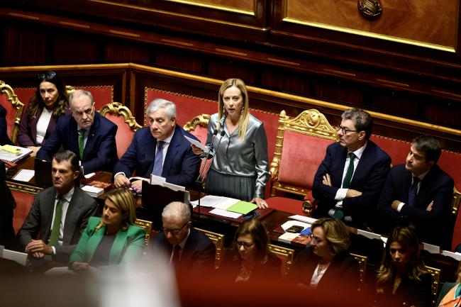 Consiglio europeo, le Comunicazioni del Presidente Meloni al Senato