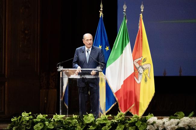 The speech by President of the Sicilian Region Schifani