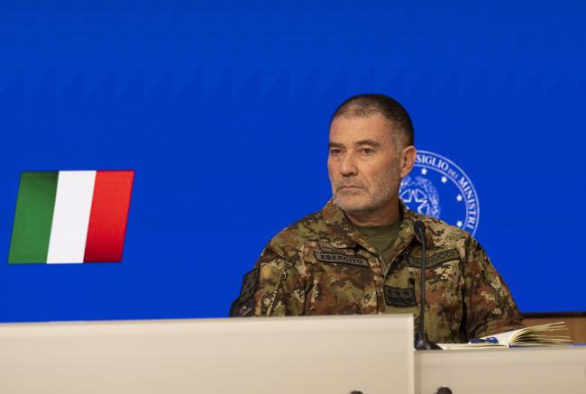 Missione UNIFIL in Libano, il Generale di Corpo d'Armata Iannucci in conferenza stampa