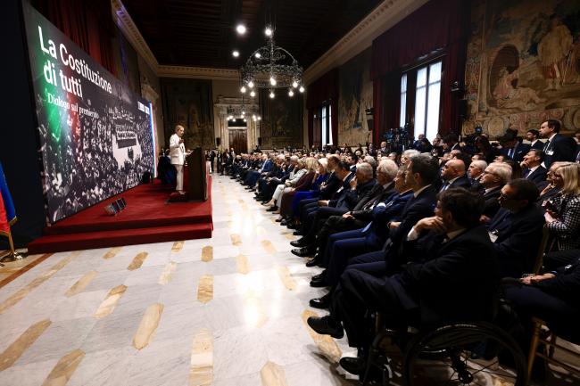 President Meloni speaks at ‘La Costituzione di tutti. Dialogo sul premierato’ conference
