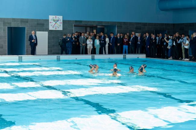 Il Presidente Meloni alla cerimonia di inaugurazione del centro sportivo a Caivano