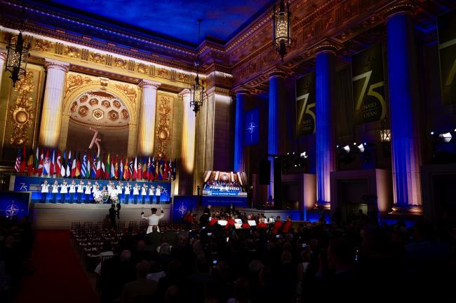 Ceremony to mark the 75th anniversary of NATO