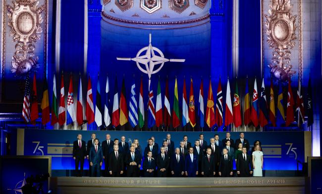 Cerimonia per il 75° anniversario della NATO