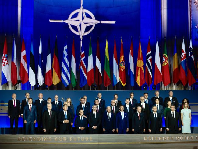 Cerimonia per il 75° anniversario della NATO