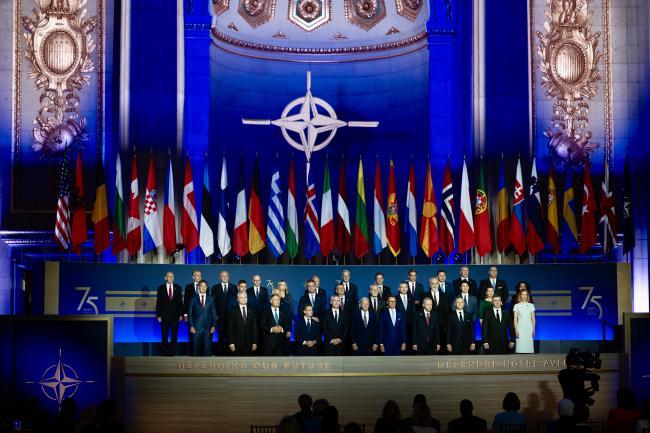 Ceremony to mark the 75th anniversary of NATO