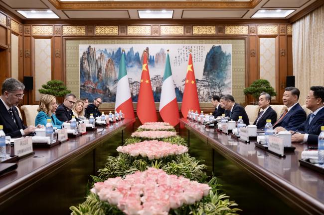 Meeting with the President of the People’s Republic of China, Xi Jinping