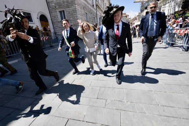 Il Presidente Meloni al 71º Raduno nazionale dell'Associazione Nazionale Bersaglieri