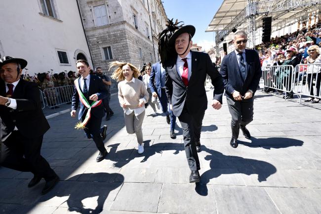 Il Presidente Meloni al 71º Raduno nazionale dell'Associazione Nazionale Bersaglieri